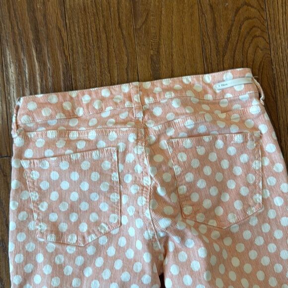 Anthropologie Pilcro the Leterpress polka dot high rise bootcut jeans 28 - Picture 12 of 14
